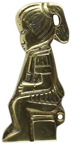 Imex El Zorro B-76196 B-76196-Figura Niña (latón Brillo, 75 mm)