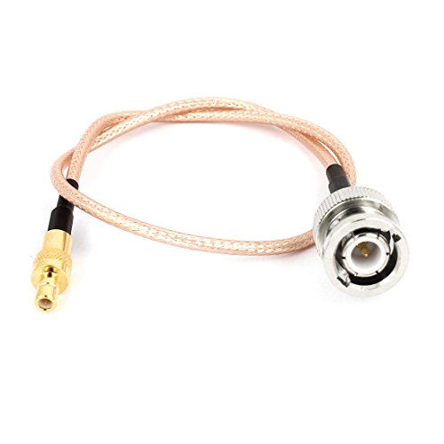 uxcell conector adaptador SMB macho a BNC macho 30cm miniatura 1