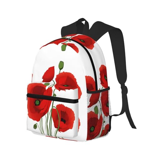 Mochila clásica de flores para camping y senderismo miniatura 2