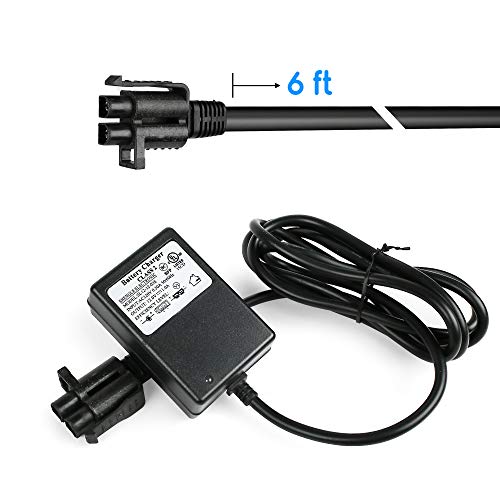 image for LotFancy 12V Battery Charger for Kids Ride On Toys, Power Supply Adapt