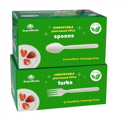 GreenWorks Heavy-Duty Compostable Cutlery Set (200 Count)
