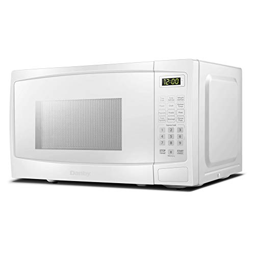 Danby DBMW1120BWW 1.1 Cu.Ft. Countertop Microwave In White - 1000 Watts, Family Size Microwave With Push Button Door - Thumbnail 6