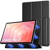 TiMOVO Magnetische Hülle für Samsung Galaxy Tab S11 11 Zoll 2025 SM-X730/X736B, Schlanke, Smarte, Leichte Standhülle, Unterstützt Automatisches Aufwachen/Schlafen, Schwarz