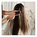 18 inch 100g Clip in Remy Human Hair Extensions Full Head 8 Pieces Set Long length Straight Very Soft Style Real Silky for Beauty #4/27 Medium Brown/Dark Blonde