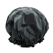 Shower Cap for Women Men Shower Hat Waterproof-Double Layer-Reusable Elastic Bath Caps for Boys Girls Hair Cap for Shower