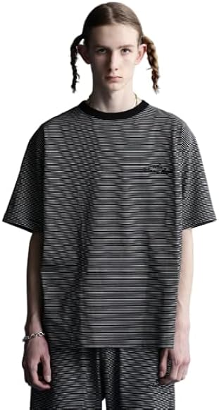 Amazon | [ショット] [WEB LIMITED] BLIND STRIPE T-SHIRT/ブラインド 