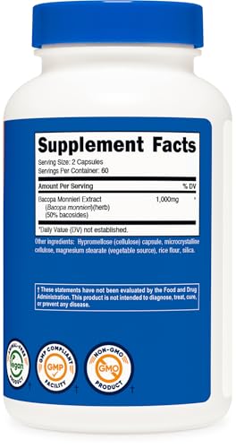 Nutricost Bacopa Monnieri Capsules