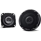PERFECTOS PARA EL COCHE: Por su tamaño y su fácil instalación. El tamaño de cada altavoz con rejilla es de 10 cm y se puede colocar en la puerta o la bandeja trasera.