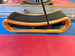 SB Fitness Equipment Curved Treadmill, Cherry Wood, Self-Generated, No Maximum Speed, High-Intensity Interval Training, Premium Steel Frame, CT850 SprintMaxx