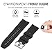 Supore Armband Kompatibel mit Huawei GT2/3, GT Active, 2 Pro, Honor Magic, Galaxy Watch, Gear S3, Gear 2 - 22mm Silikon Ersatzarmband