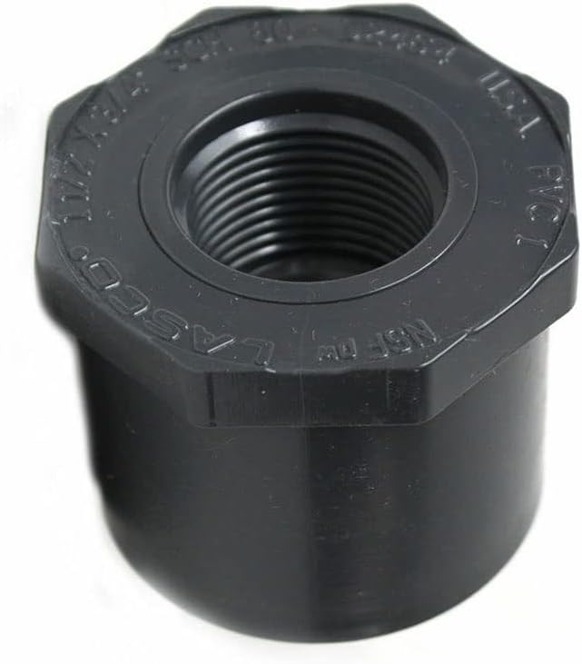 Miniatura 3 de MaxLLTo Reemplazo de 1-12 pulgadas x 34 pulgadas deslizante x buje de PVC roscado SCH 80 para fontanería Thrifco 8213470