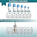 LELELUK 11 Pcs Versatile Easy Capsule Filling Tool Kit for Gel Capsules Empty - Efficient Pill Filling Tool Kit with Micro Funnel, Capsule Holder and Herb Tamper - Gel Capsules Size #000 00 0 1 2 3