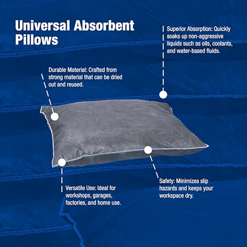 Image of Universal Absorbent Pillows 18 inchx18 inch - 10 Pack Box