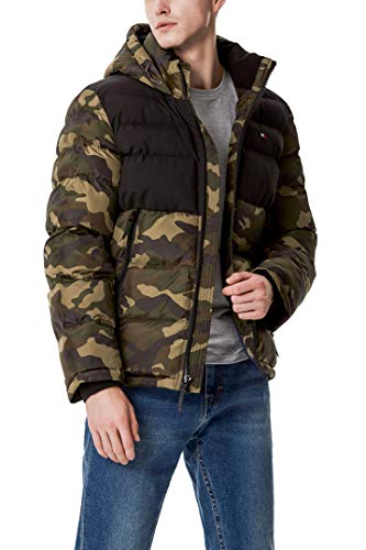 Image of Tommy Hilfiger Men's Classic Hooded Puffer Jacket (Standard and Big & Tall)
