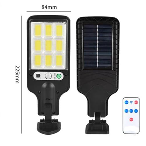 Lampe solaire extérieur 108 LED COB étanche avec détecteur