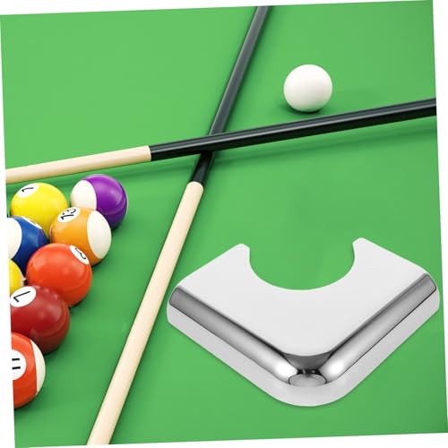 Plaque d'angle de billard Toyvian en fer argenté pour renfort de table - 6