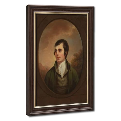 Portrait Robert Burns affiche pour décorer un bureau d'écrivain