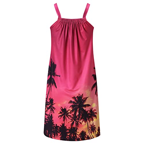 Black Dresses For Women Sexy Womens Summer Deep V Neck Floral Adjustable Spaghetti Strap Beach Maxi Dress Casual #TOP2