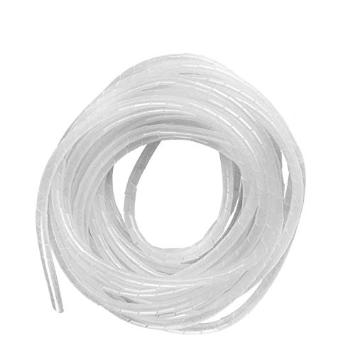 GTIWUNG 15 Metros Organizador de Cables en Espiral, Tubo Flexible en Espiral...