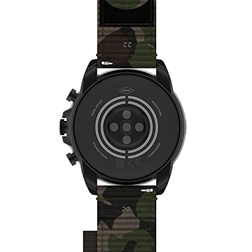 Fossil FTW4063 Men'S Gen 6 44Mm Stainless Steel And Cork Touchscreen Smart Watch thumb #3