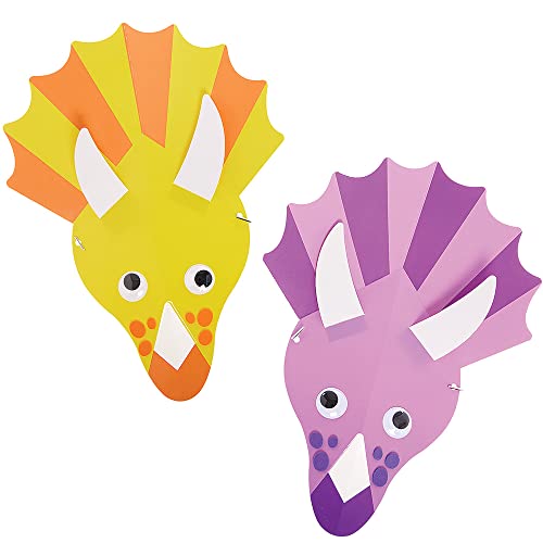 Baker Ross FX573 Kit di cappelli da dinosauro