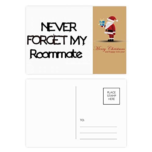 Cartes postales Never Forget My Roommate | Lot de 20 illustrations déco
