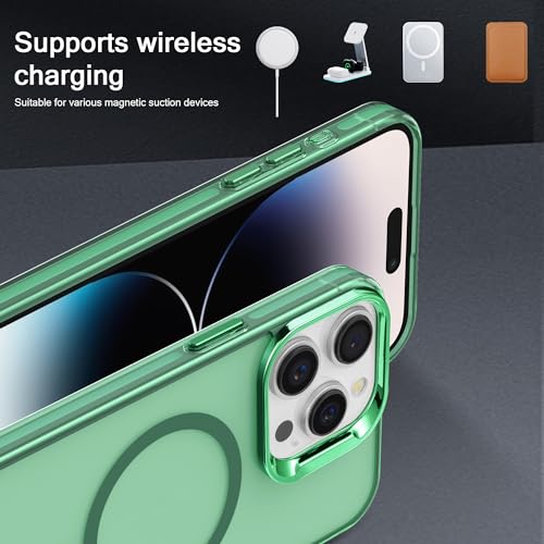 Coque iPhone 15 Pro MagSafe verte idéale pour vos sorties - 3