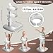 Baby Bath Stand, Free-Standing Anti-Slip Baby Bath Support, Toddler Bathing Aid Standing Frame, No-Drill Foldable Bath Anti-Slip Helper, Saves Mom's Back,Ideal Gift for Infants 6-36 Months