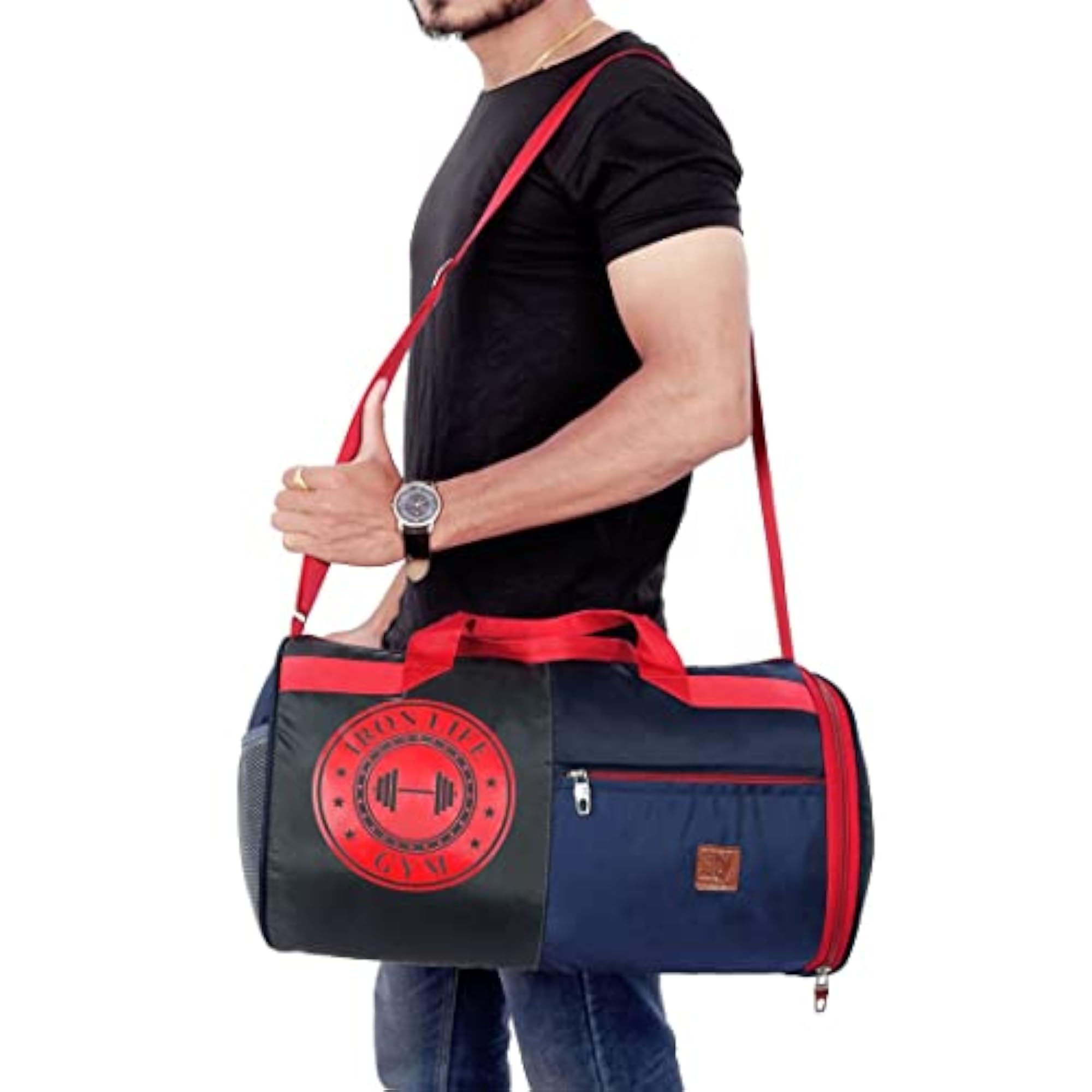 Gym Duffle Bag for Men & Women (Blue)