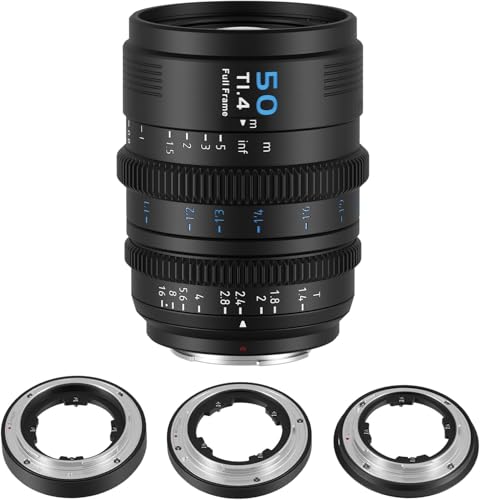 Image of Sirui VP-1 Vision Prime 50mm T1.4 Full-Frame Cine Multi-Mount Lens (VP-1-50B)