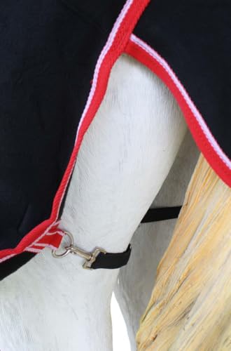 Image of 78 inch Horse Sheet Polar Soft Fleece Cooler Exercise Blanket Liner Contoured 4385N