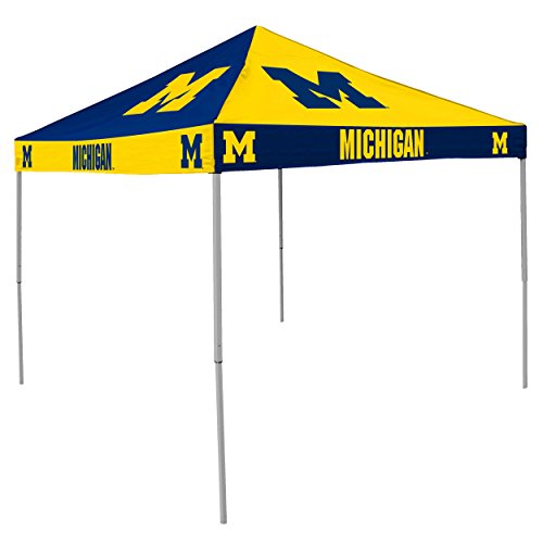 LOGOBRANDS 9 x 9 Foot Pinwheel Tailgating Canopy, Navy/yellow, One Size