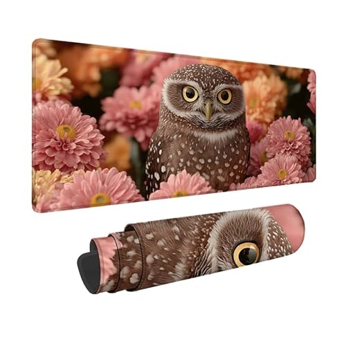 Tapis de souris gamer rose grand format 150 x 80 cm mouse pad étanche pour PC