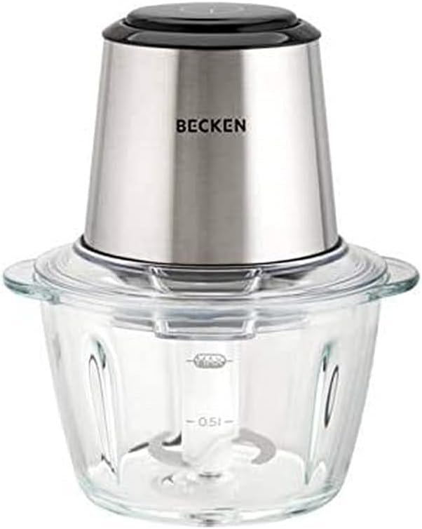 6156262 Chopper, 0 W, 1000 Milliliters, Stainless Steel and Glass, Multicoloured