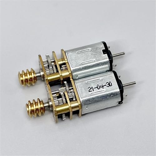 Moteur GA12-N20 12mm à engrenage double arbre DC 3V 62RPM en métal