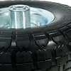 Roue Gonflable 10'' WERKA PRO - 260x85 Mm, Alésage 16mm, Pour Chariot Ou Diable, 2 Plis, Roulement à Billes
