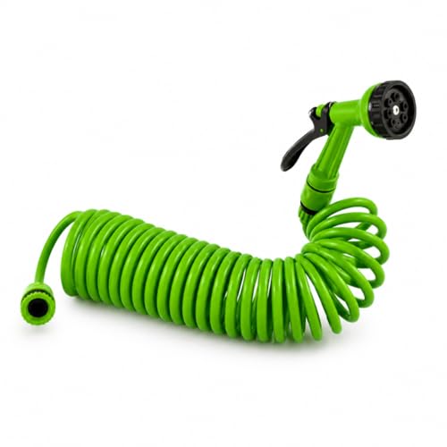 Nakloe - Manguera espiral - Manguera jardin - Manguera extensible - Manguera jardin extensible (7,5)