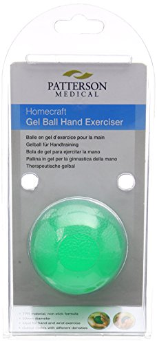 HOMECRAFT Gel Ball Hand Exerciser – Stress Ball for Adults & Arthritis, Hand Therapy Aid for Weak Grip, Squeeze Ball for Hand Exercise, Rehab & Strength Training, Stress Relief – Medium Resistance