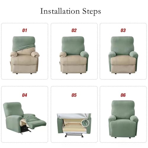 Housse de fauteuil inclinable 3 places azzurro extensible et lavable