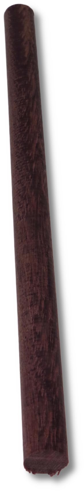 Varillas de madera de nogal, corazón morado y cerezo en cada paquete, 3/4 x 12 pulgadas (paquete de 3), tacos de madera dura natural sin terminar secados al horno para manualidades y carpintería