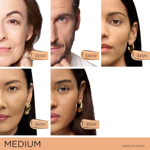 Image of Lancome Teint Idole Ultra Wear Natural Matte Foundation- Longwear, Medium-Full Coverage, Natural Finish, Waterproof & Hydrating - 355N (Medium Skin with Neutral /Peachy Undertones), 1 Fl Oz