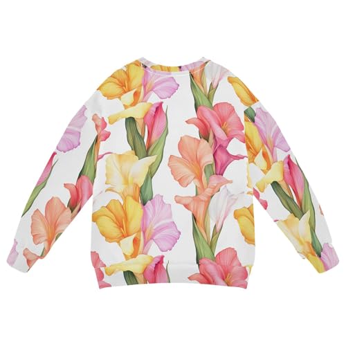 JUNZAN Cartoon Canna White Little Kids Sweatshirts Hoodies Long Sleeve Hoodie for Boys Camping 4T2