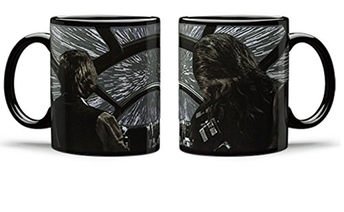 Star Wars Millennium Falcon Light speed Heat Change Ceramic Coffee Mug / Cup ...