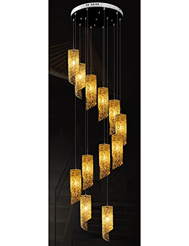 Chandelier crystal plafond light argenté, suspension de prestige pour duplex