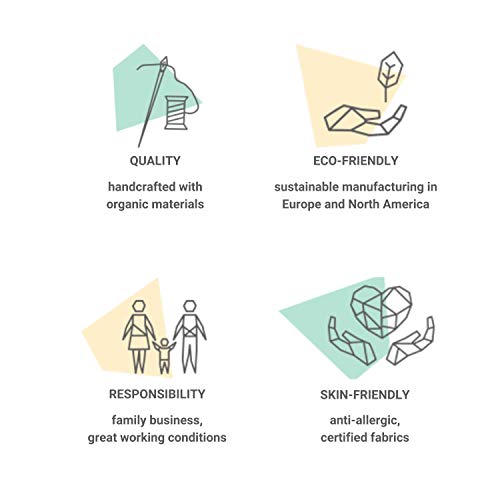 image for ULLENBOOM Baby Sleep Sack - 0-6 Months - TOG 2.5 - Organic Cotton - We