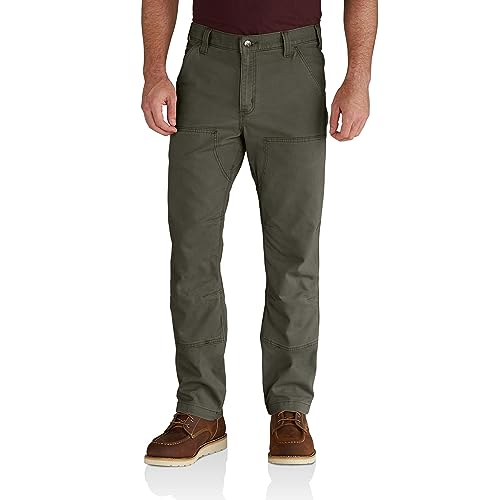 Carhartt Men's Relaxed Straight Rigby Double-Front Dungaree, Moss, W32 x L32 by Carhartt - Used condition - US$50.09