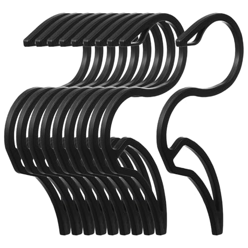 Appendiabiti per felpa con cappuccio - Gancio a forma di S, supporto resistente | Grucce a forma di S con facilità, gancio in ABS per armadio, cappelli, sciarpe, giacche, borse, pantaloni, felpe, asci