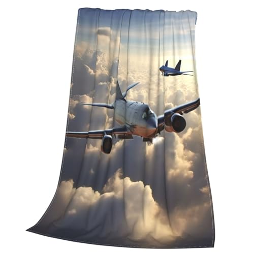 Couverture polaire avion pour canapé et soirées cocooning confort