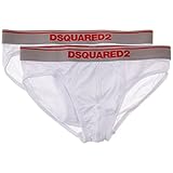  DSQUARED2 2 Herren Slip Art DCX610050 100 Farbe Foto Größe A wählbar, Weiß S