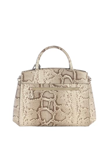Bolso satchel GUESS Melinda Python de mujer con grabado efecto pitón y asas 4
